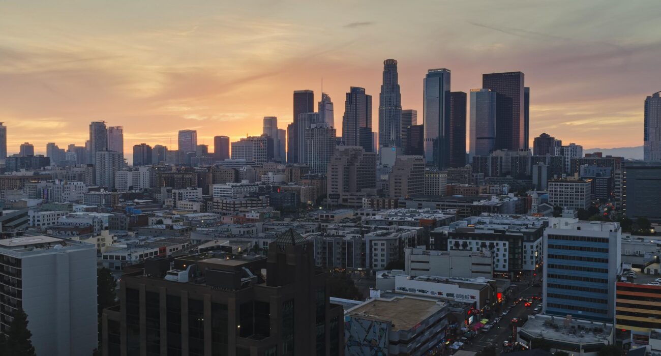 Downtown Los Angeles office buildings representing local companies needing reliable IT support and managed IT services