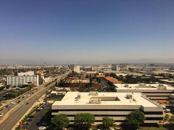 Aerial view of El Segundo business area for managed IT services and local IT support