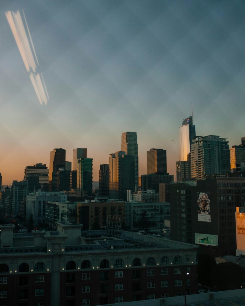 Downtown Los Angeles office skyline representing managed IT services for accounting firms in Los Angeles