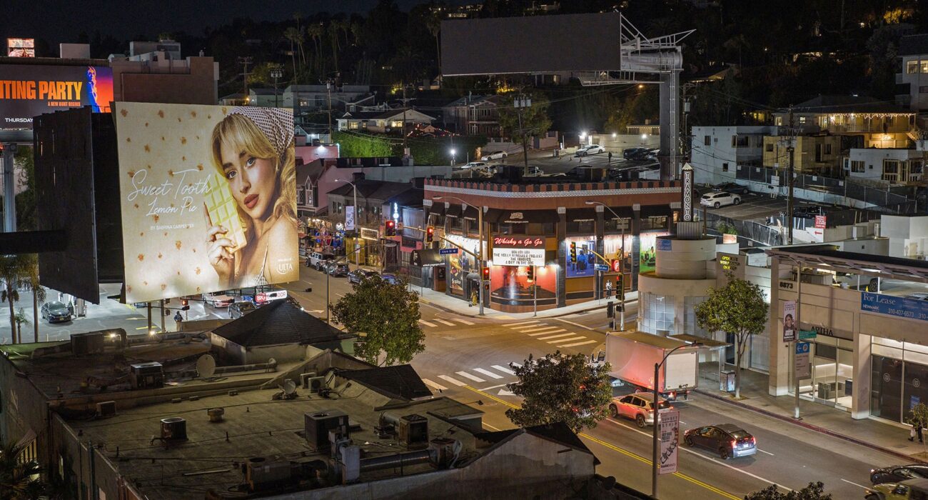 West Hollywood Sunset Strip at night for managed IT services in West Hollywood businesses