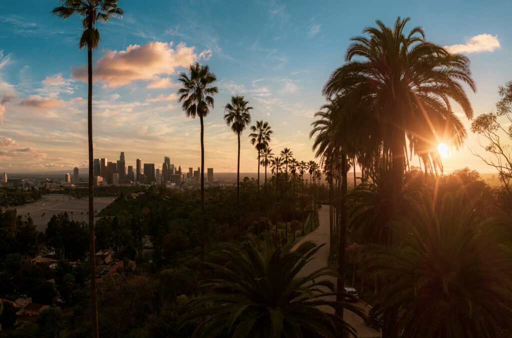 Los Angeles skyline near Brentwood for businesses comparing top managed IT services companies in Brentwood, CA