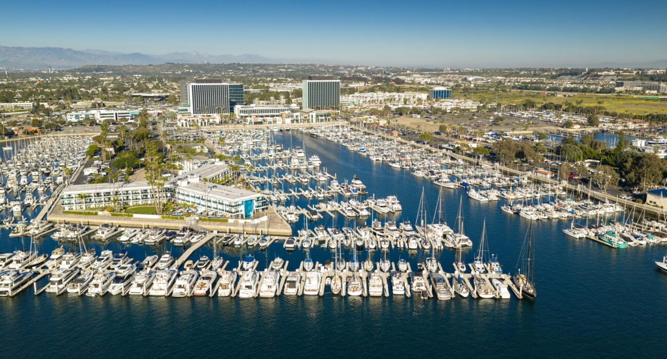 Marina del Rey waterfront and docks representing local businesses that need reliable managed IT services and cybersecurity support