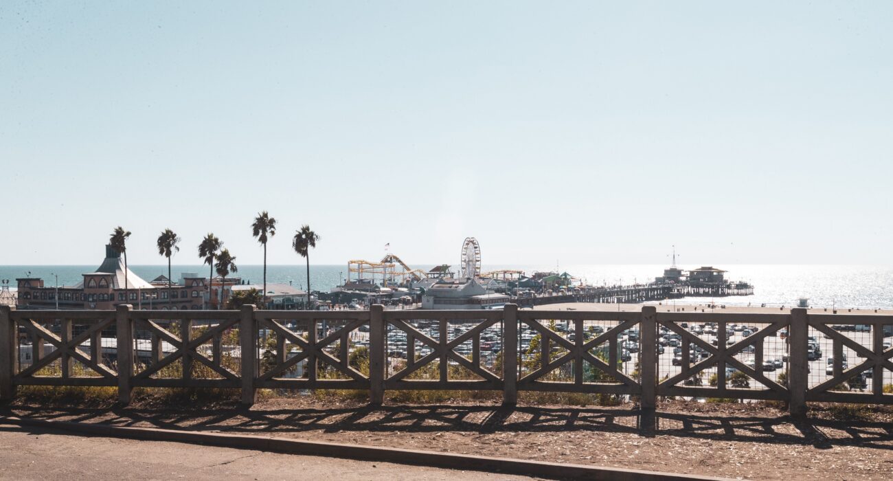 Santa Monica Pier and coastline representing businesses using managed IT services in Santa Monica